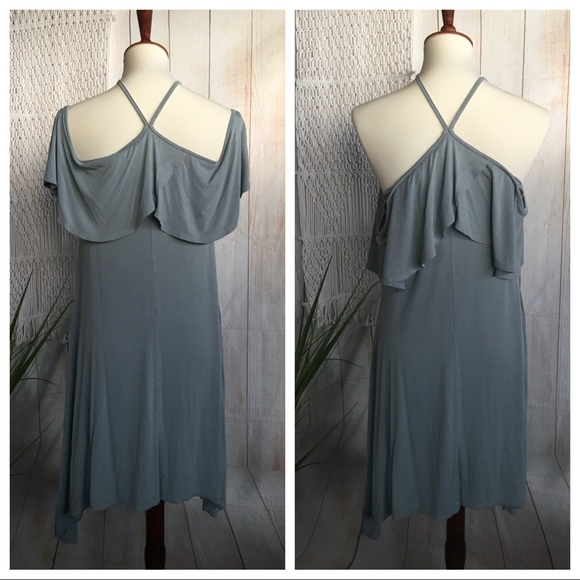 Blu Heaven | Cold Shoulder Mid-length Dress 👗 - Picture 2 of 7